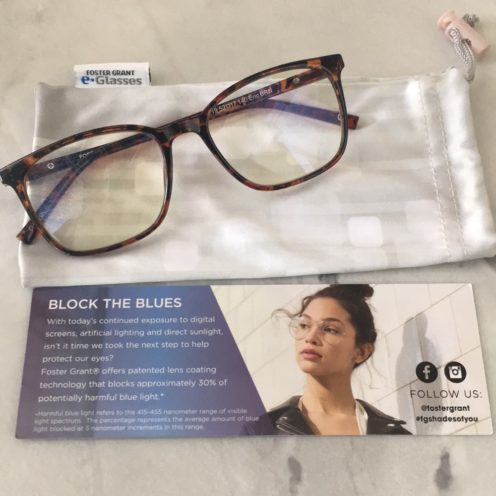 🆕Foster Grant Blue light E-glasses